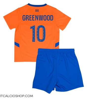 Olympique de Marseille Mason Greenwood #10 Terza Maglia Bambino 2024-25 Manica Corta (+ Pantaloni corti)